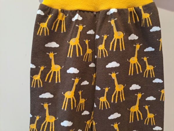 Babyhose, Pumphose Gr. 68 Jersey Giraffen
