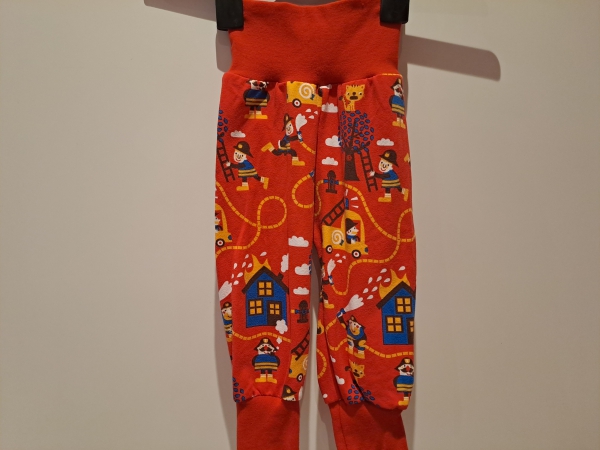 Babyhose, Pumphose Gr. 74 Jersey Feuerwehr