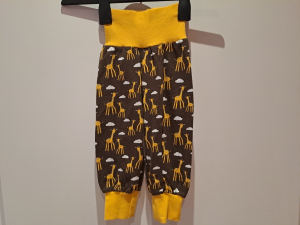 Babyhose, Pumphose Gr. 74 Jersey Giraffen