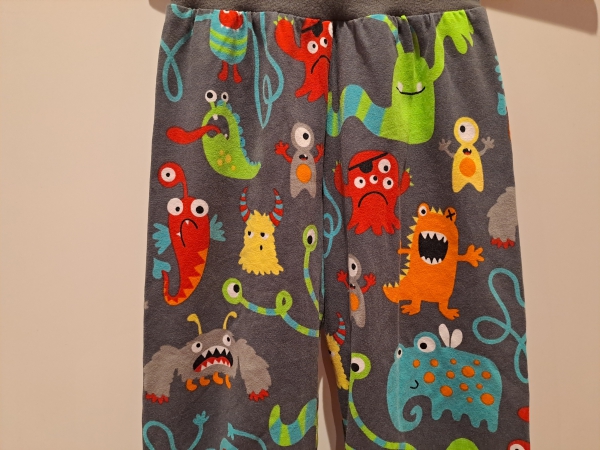 Babyhose, Pumphose Gr. 80 Jersey Monster