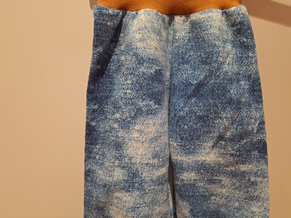 Babyhose, Pumphose Gr. 80 Sweat Denim