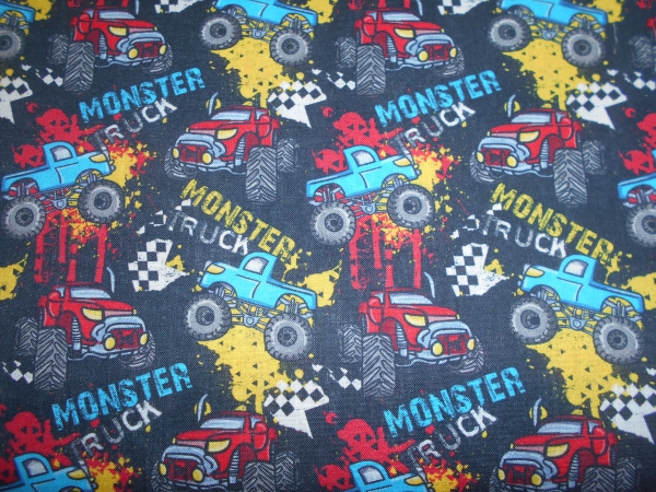 Baumwolldruck  Monstertruck