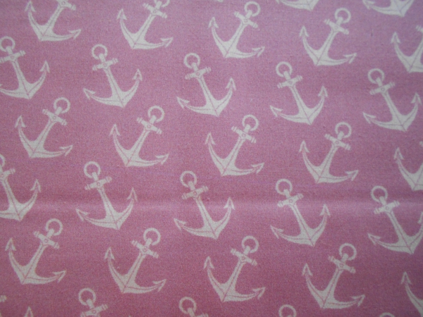Baumwolle Toni Anker rosa