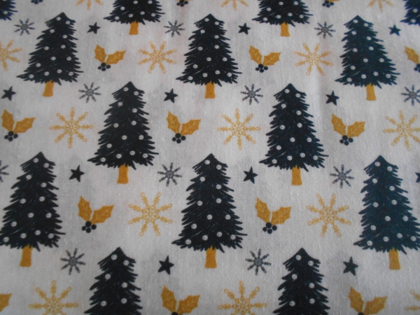 Baumwolldruck  Xmas Oh Tannenbaum