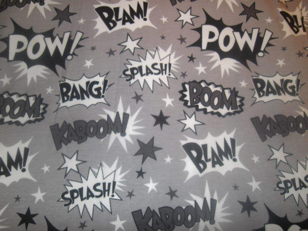 Stoffwelten Cool Comic Reststück 130 cm